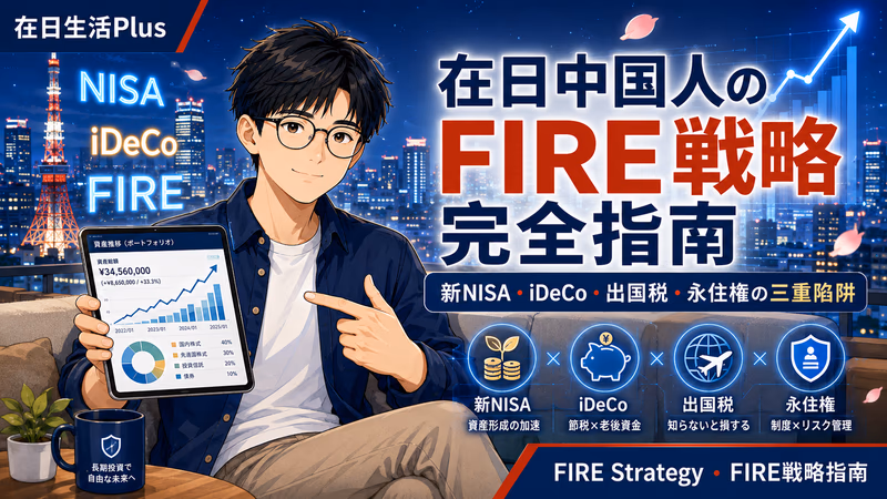 【2026完整指南】在日中国人FIRE实战：永住権・出国税・NISA三重陷阱全解析，3类人早期退休路线图