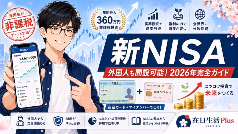 2026新NISA外国人完全指南｜在日华人开户・回国・税务・1亿出国税全避坑